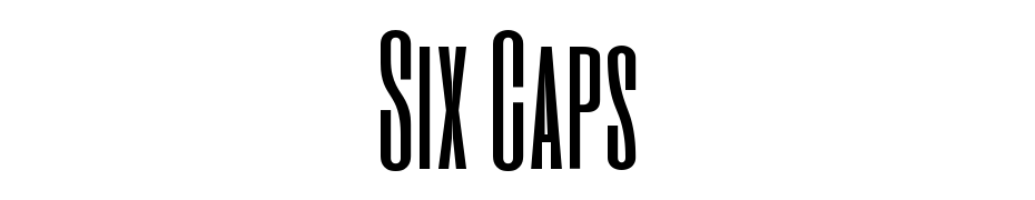 Six Caps cкачати шрифт безкоштовно
